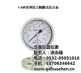 華宸儀器儀表 通訊設備領域的優質壓力表與膜盒壓力表供應商